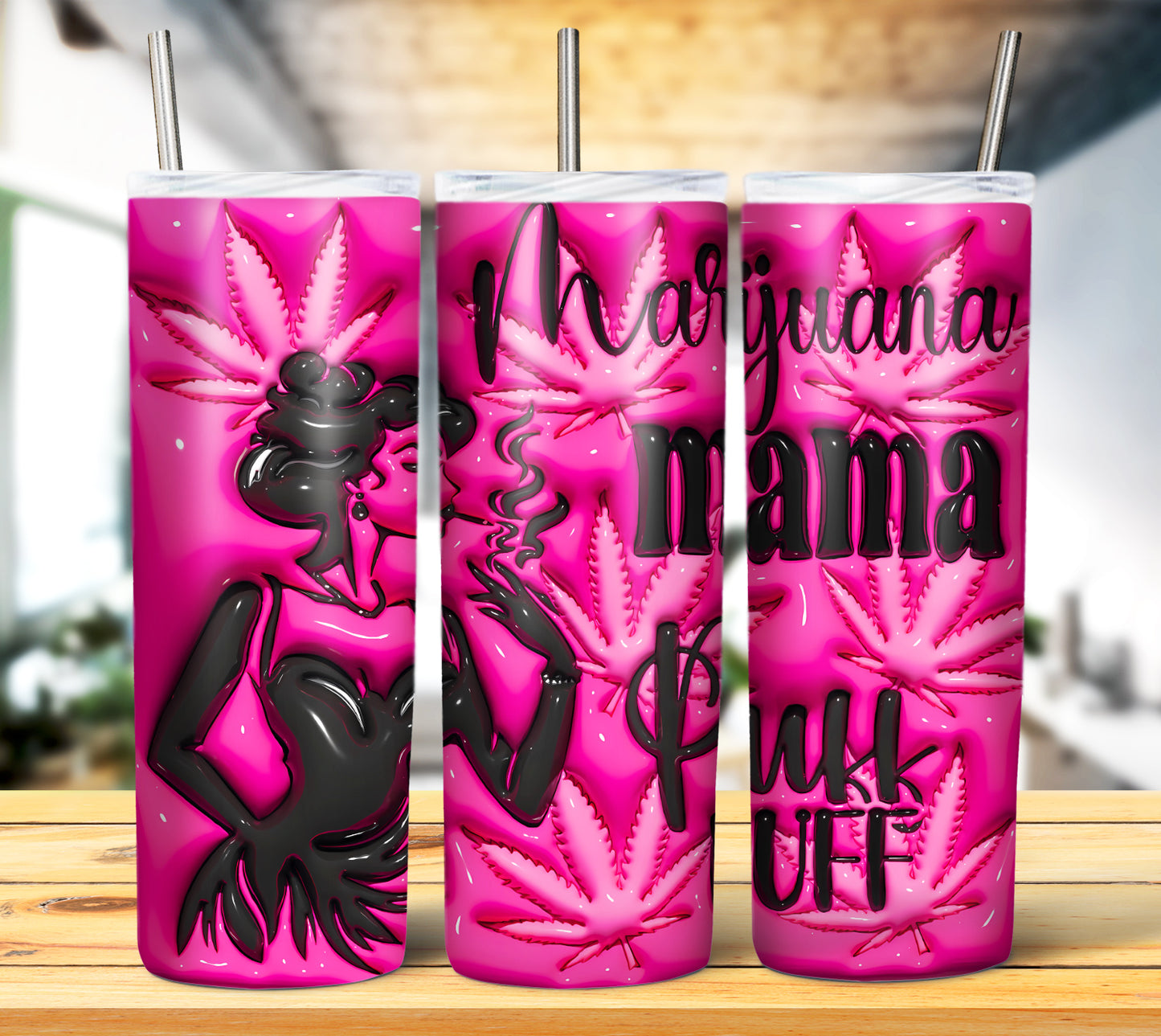 3D Weed Inflate Sublimation 20oz Imagew Bundle