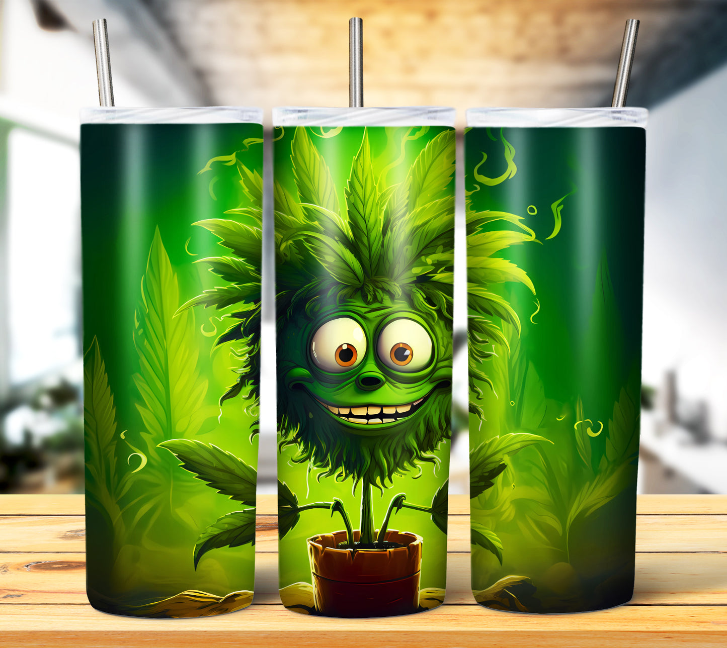 3D Weed Inflate Sublimation 20oz Imagew Bundle