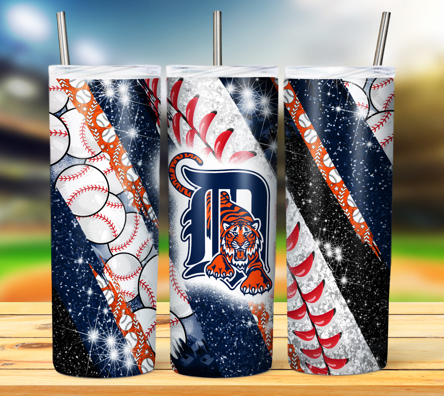 Baseball 20oz Sublimation Tumbler Image