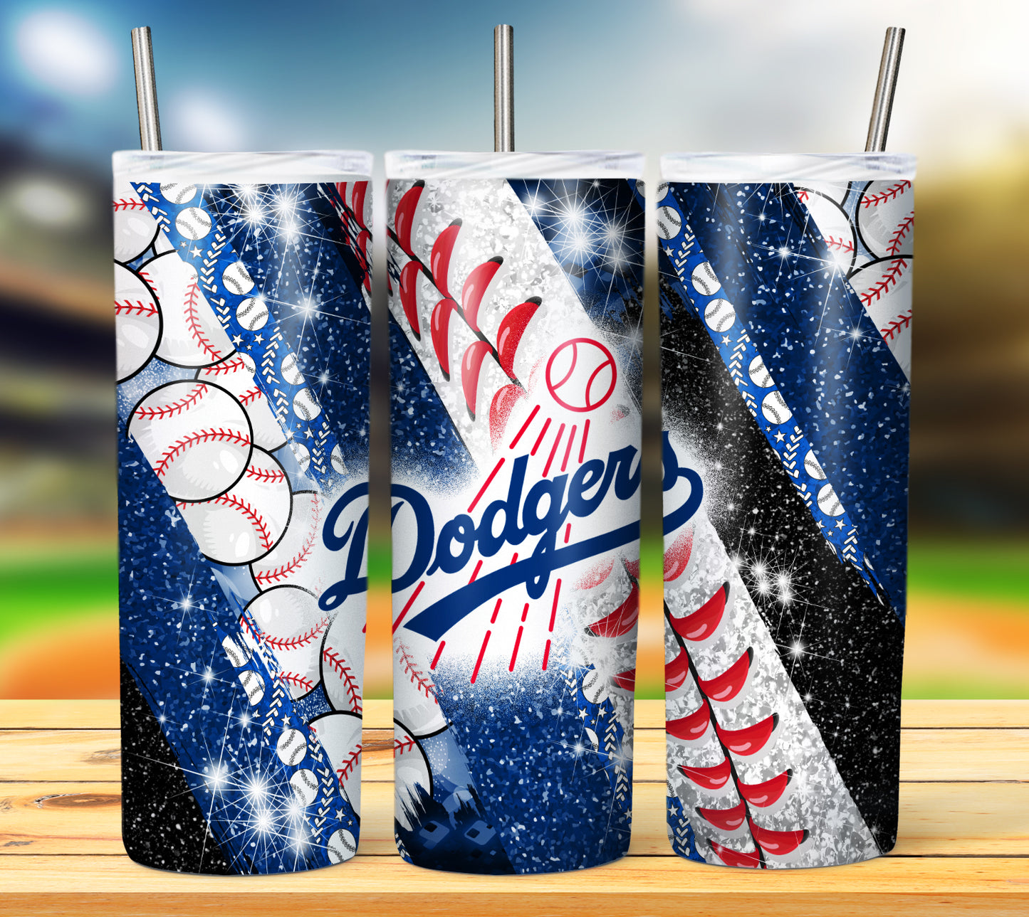 Baseball 20oz Sublimation Tumbler Image