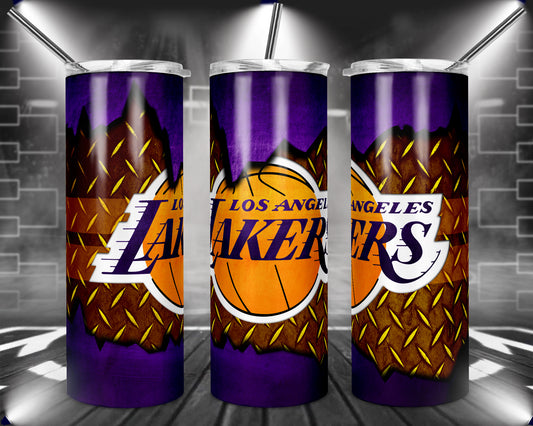 Basketball 20oz Sublimation Tumbler Image