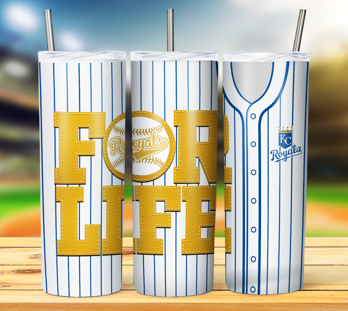 Baseball 20oz Sublimation Tumbler Image