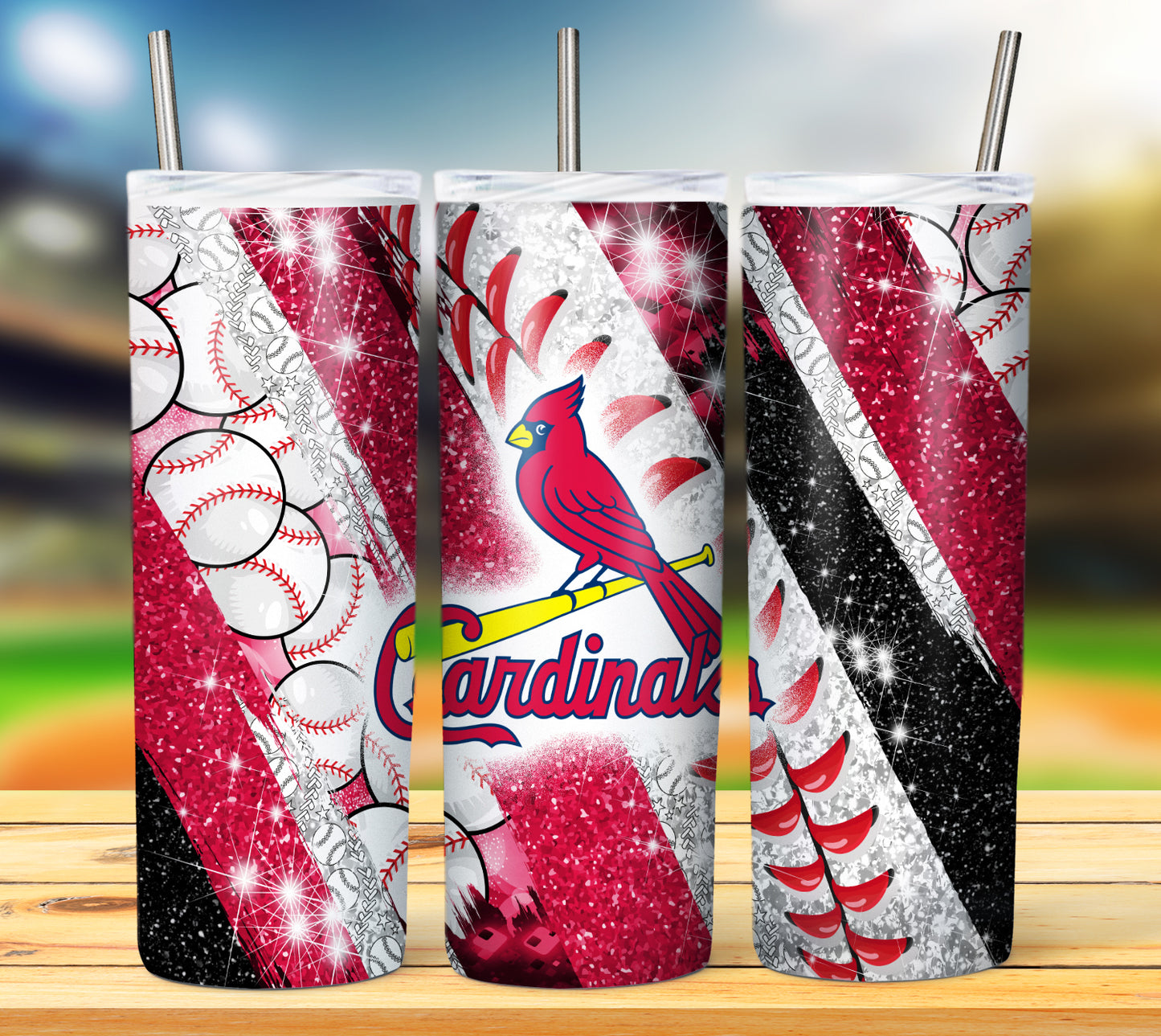 Baseball 20oz Sublimation Tumbler Image