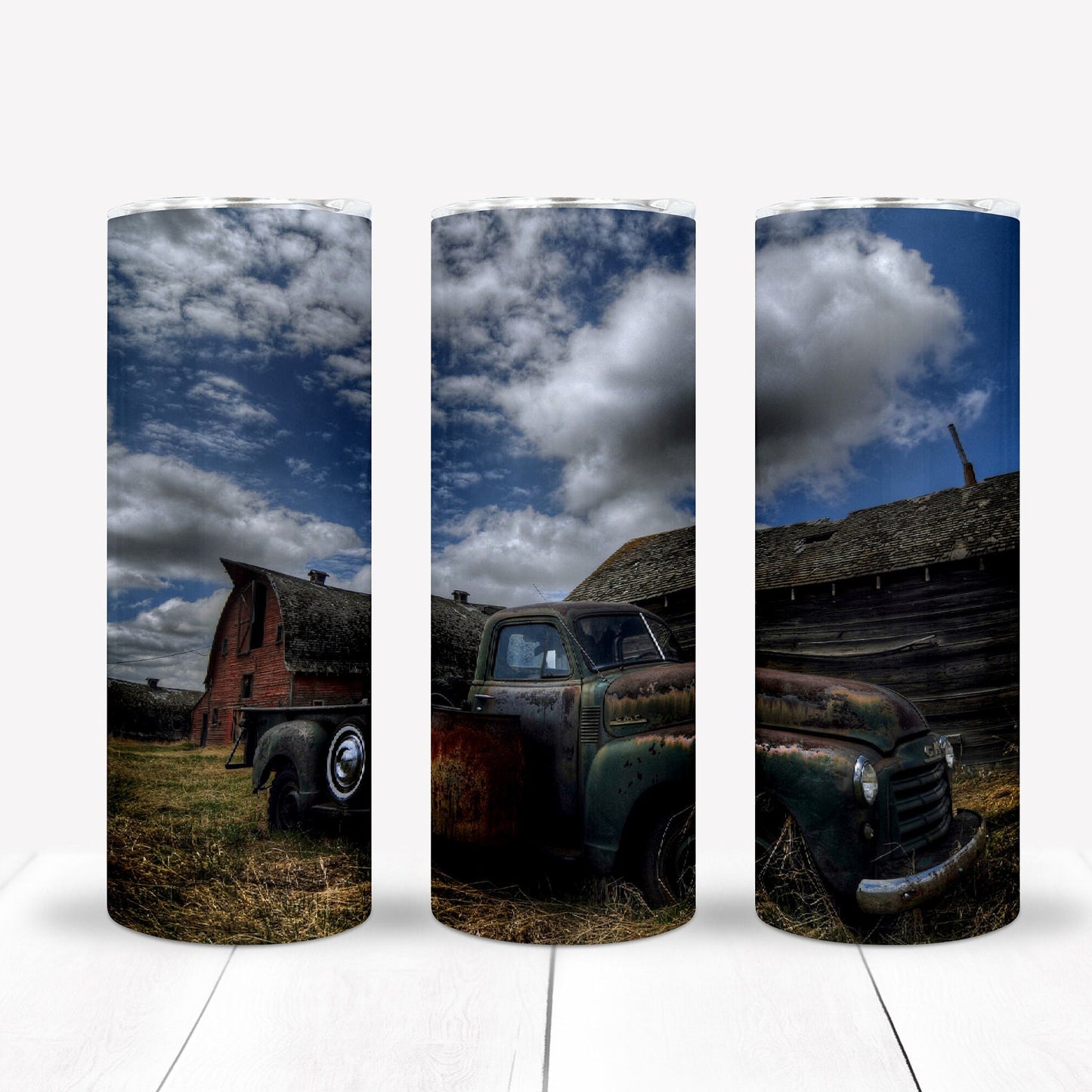 Vintage Farm Truck 20oz Sublimation Tumbler Image