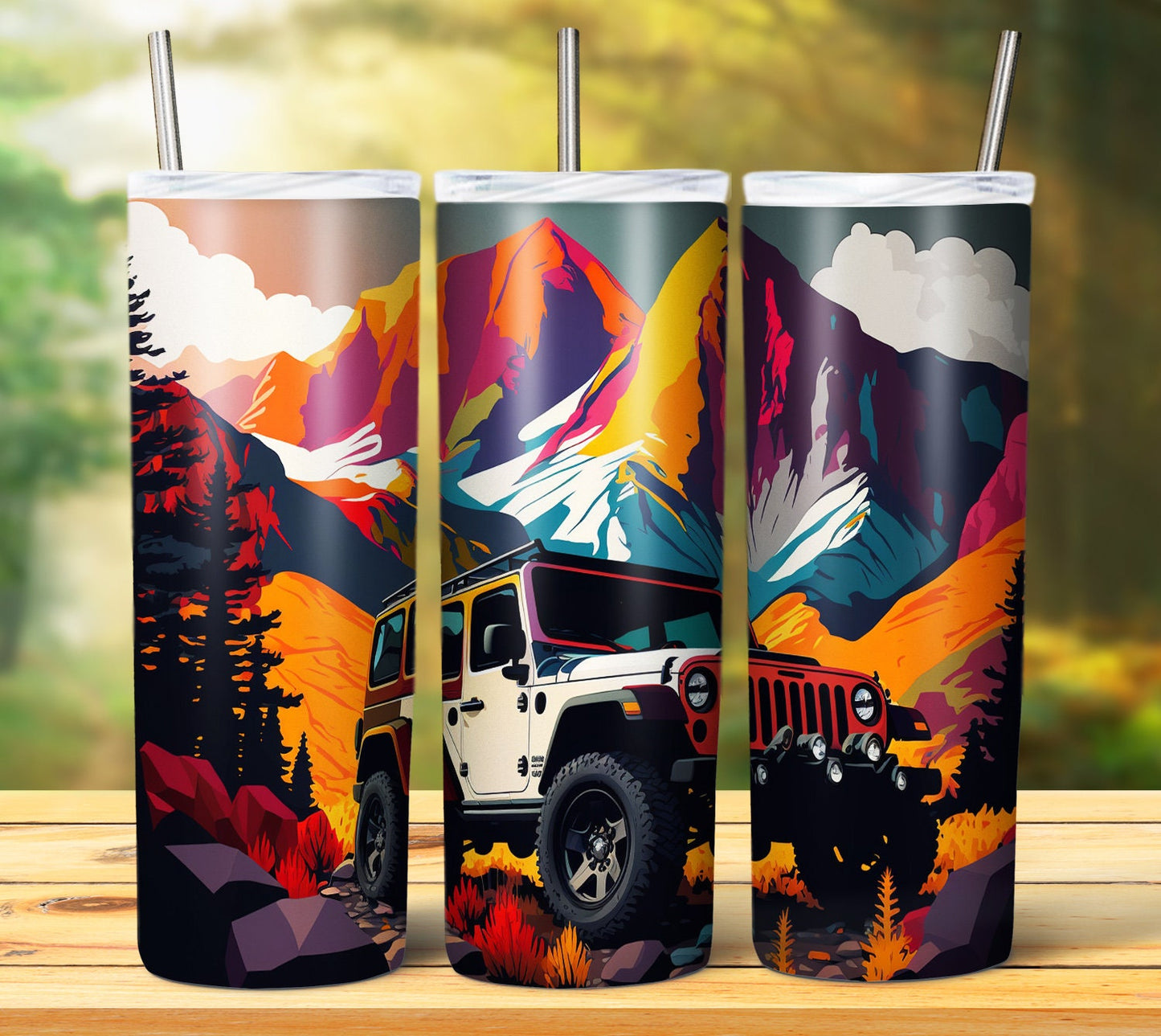 25 SUV Sublimation Tumbler Images Bundle 20 oz