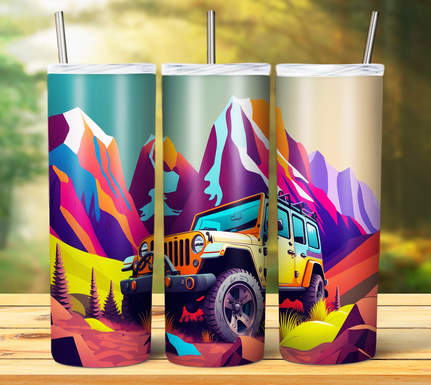 25 SUV Sublimation Tumbler Images Bundle 20 oz