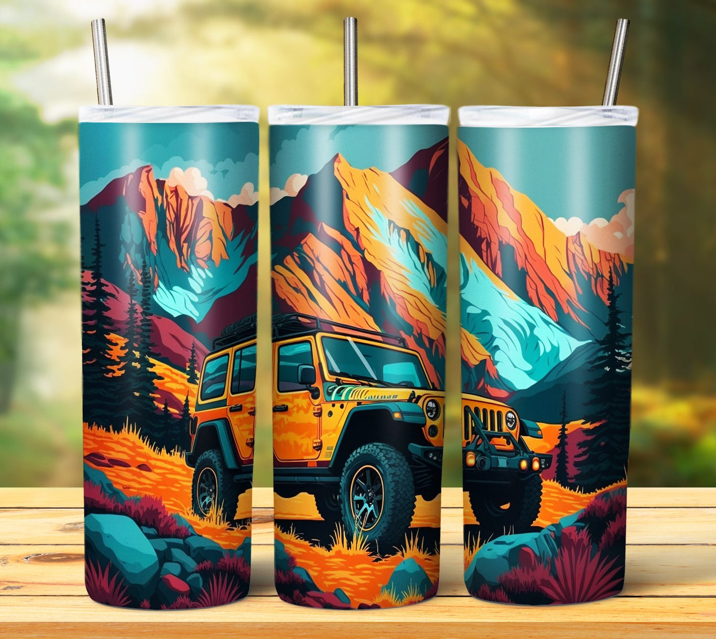 25 SUV Sublimation Tumbler Images Bundle 20 oz