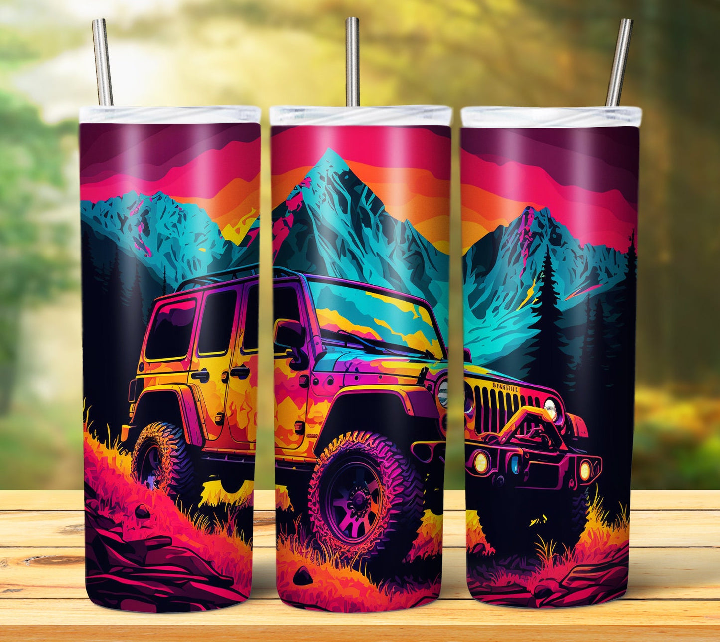 25 SUV Sublimation Tumbler Images Bundle 20 oz