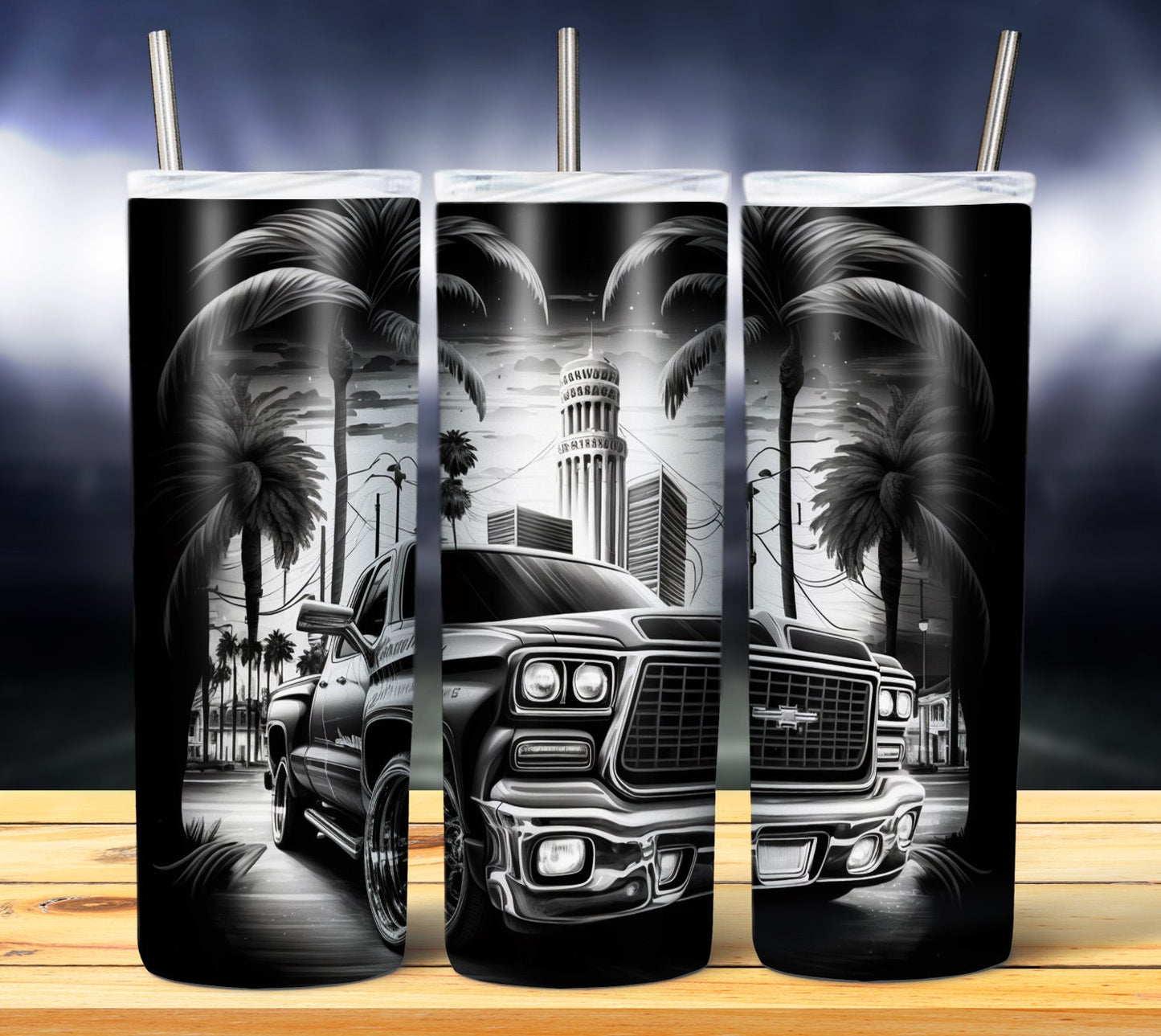 Graffiti Style Car 20oz Sublimation Tumbler Image