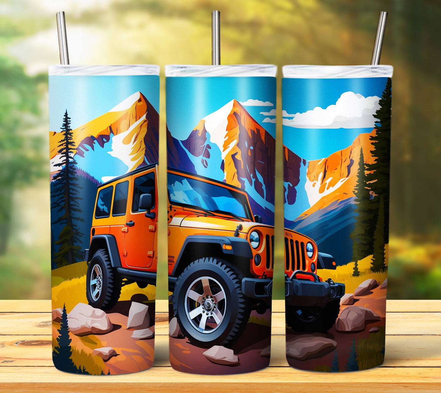 25 SUV Sublimation Tumbler Images Bundle 20 oz