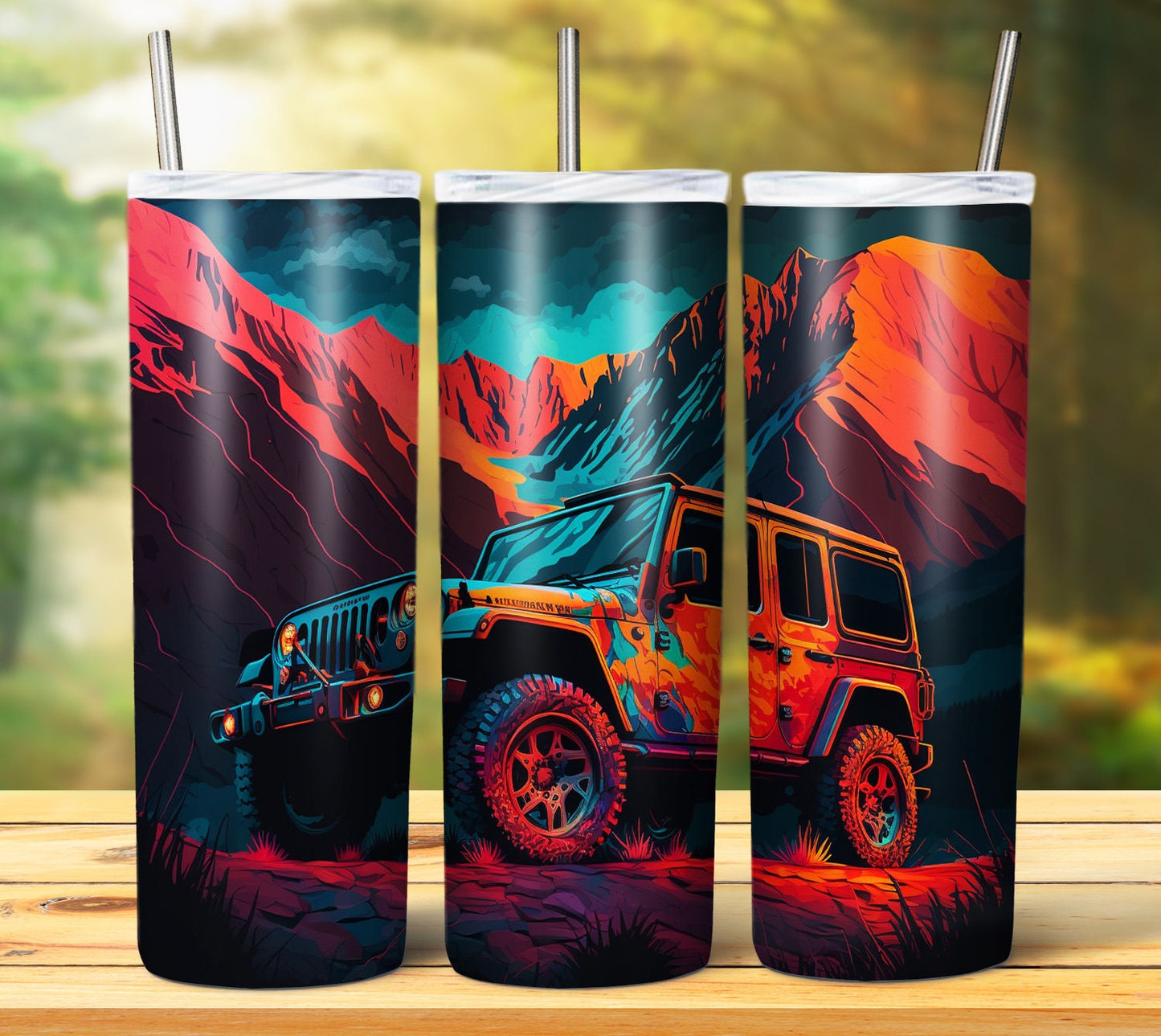 25 SUV Sublimation Tumbler Images Bundle 20 oz