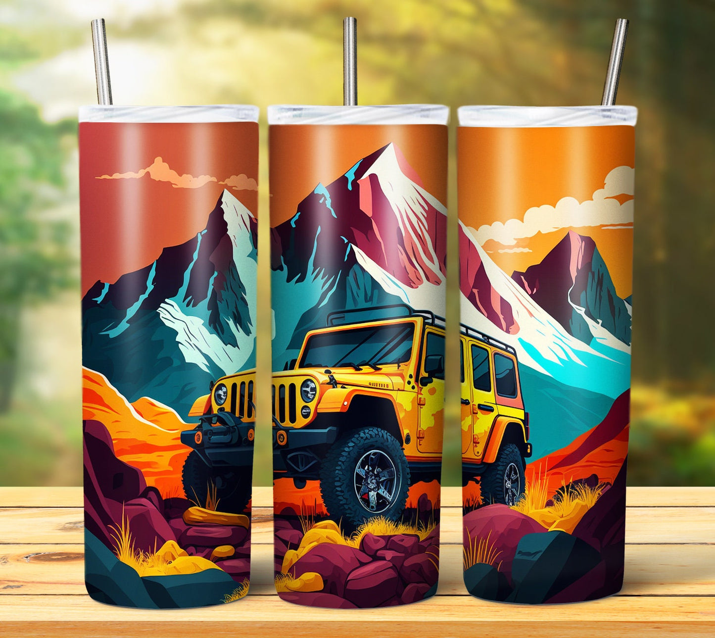 25 SUV Sublimation Tumbler Images Bundle 20 oz