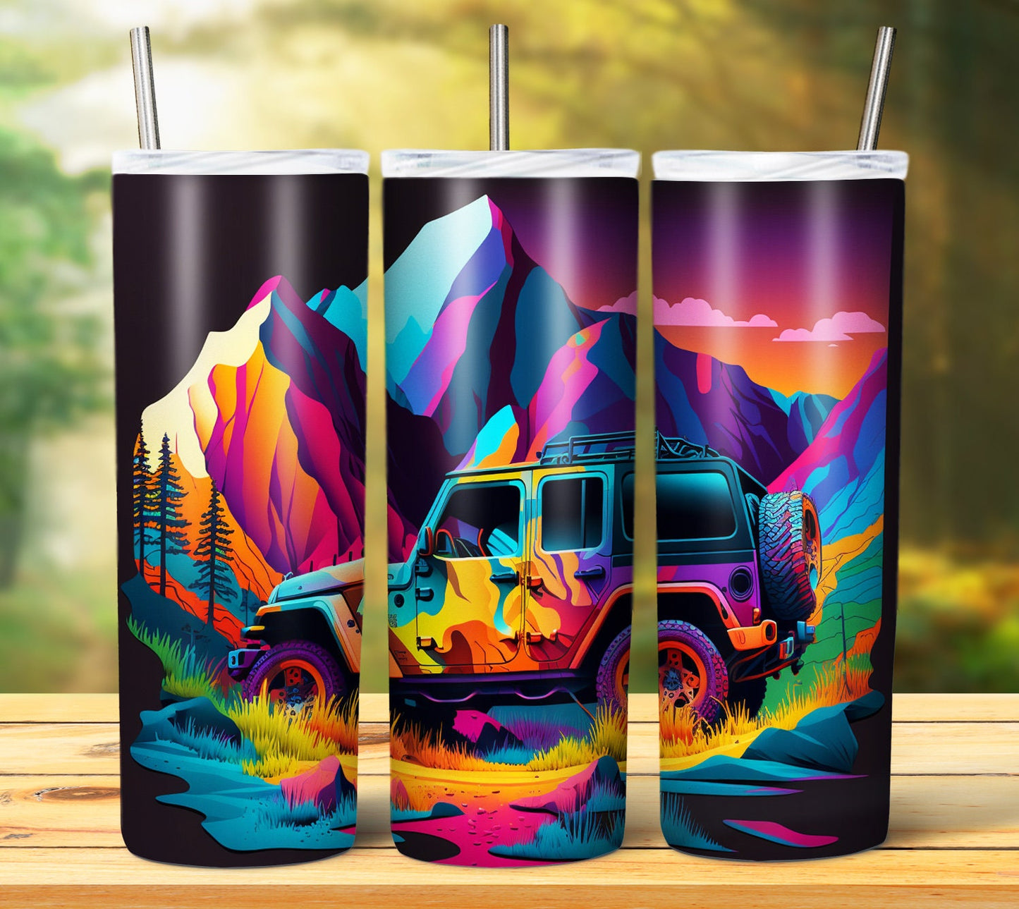 25 SUV Sublimation Tumbler Images Bundle 20 oz