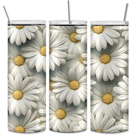 Daisies 20oz Sublimation Tumbler Image