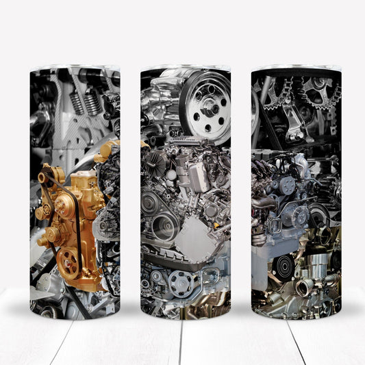 Engine Tumbler 20oz Sublimation Image