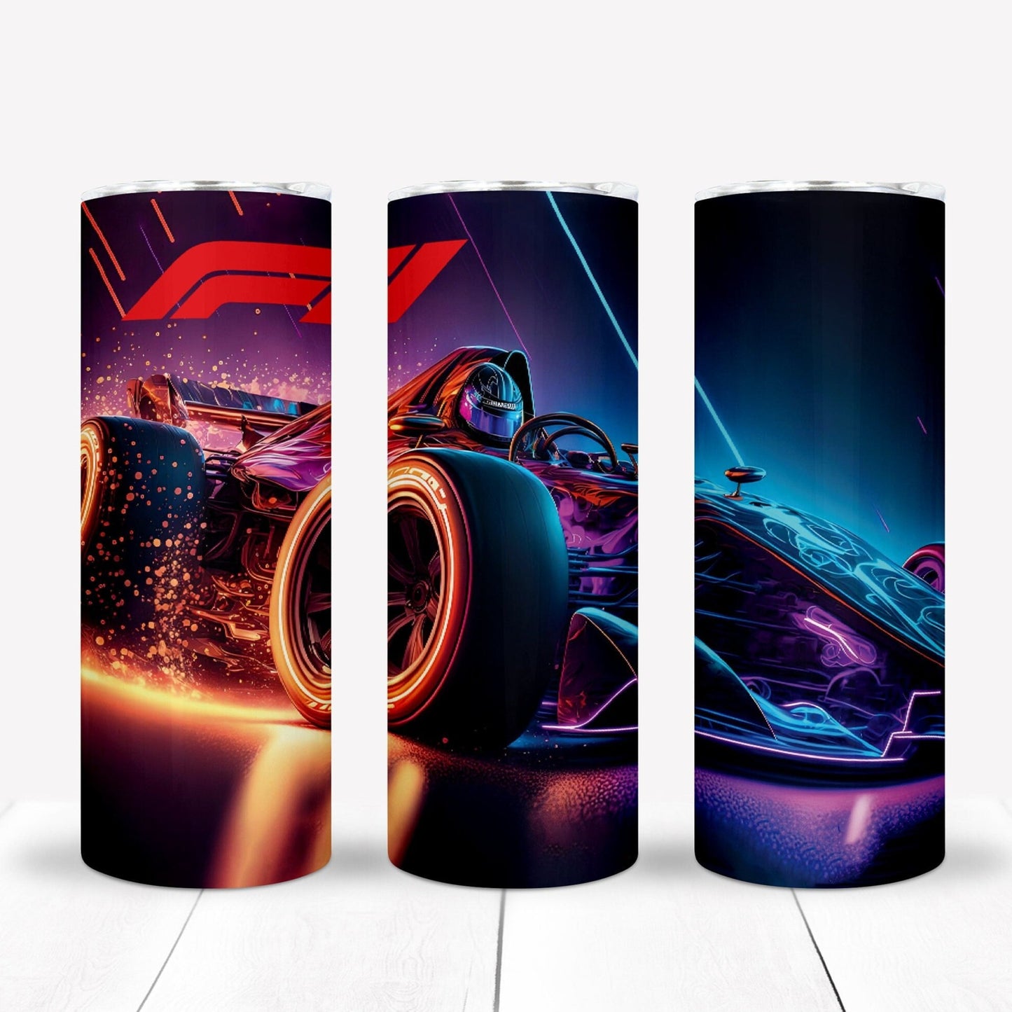 F1 Racing 20oz Sublimation Tumbler Image