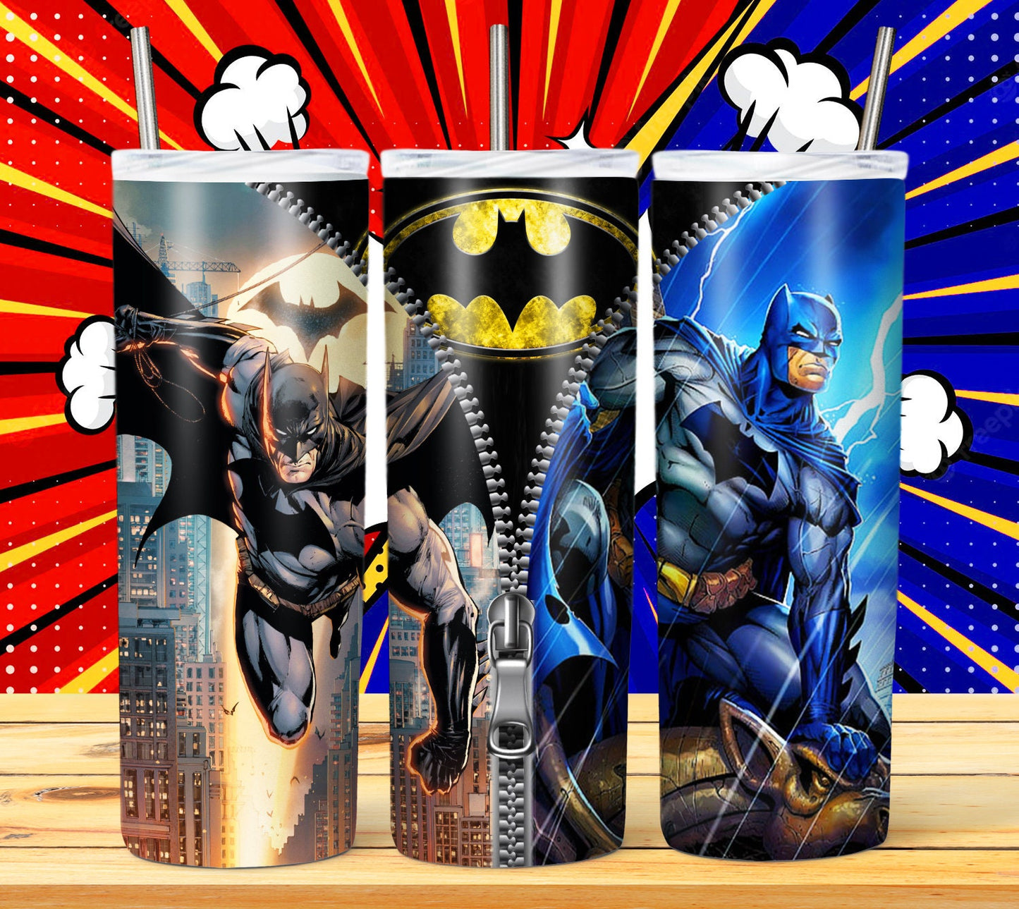 Super Hero 20oz Sublimation Tumbler Image