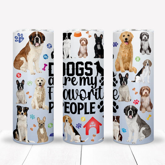 Dogs 20oz Sublimation Tumbler Image