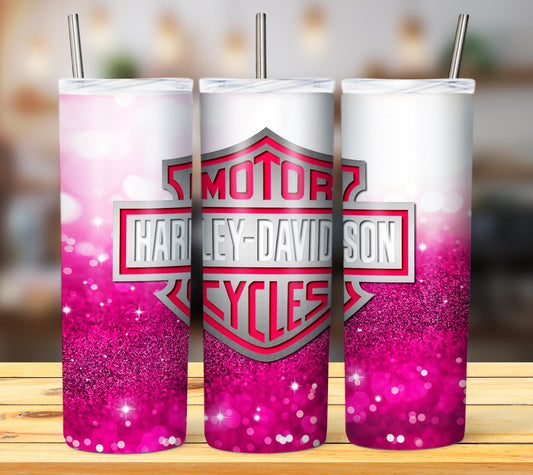 Motorcycle 20oz Sublimation Tumbler Image