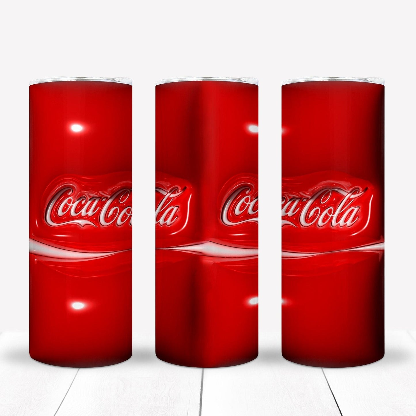 3D Inflate/Puff Drink 20oz Sublimation Tumbler Image