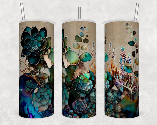 Succulents  20oz Sublimation Tumbler Image