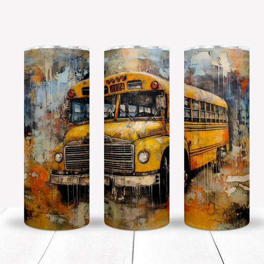 Bus 20oz Sublimation Tumbler Image