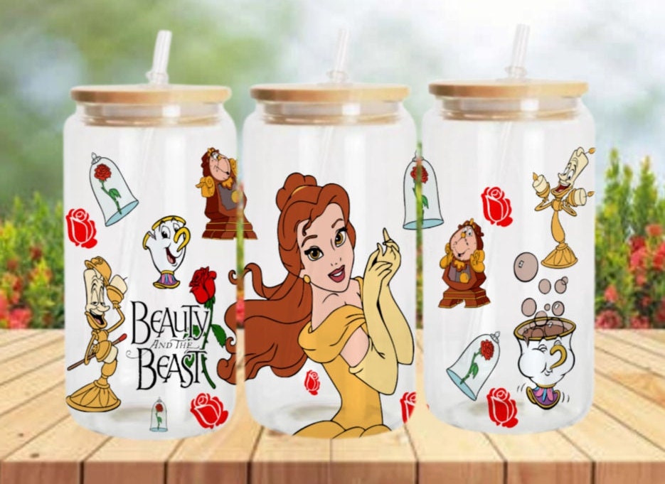 Cartoon Libbey Glass 16oz Sublimation Tumbler Image