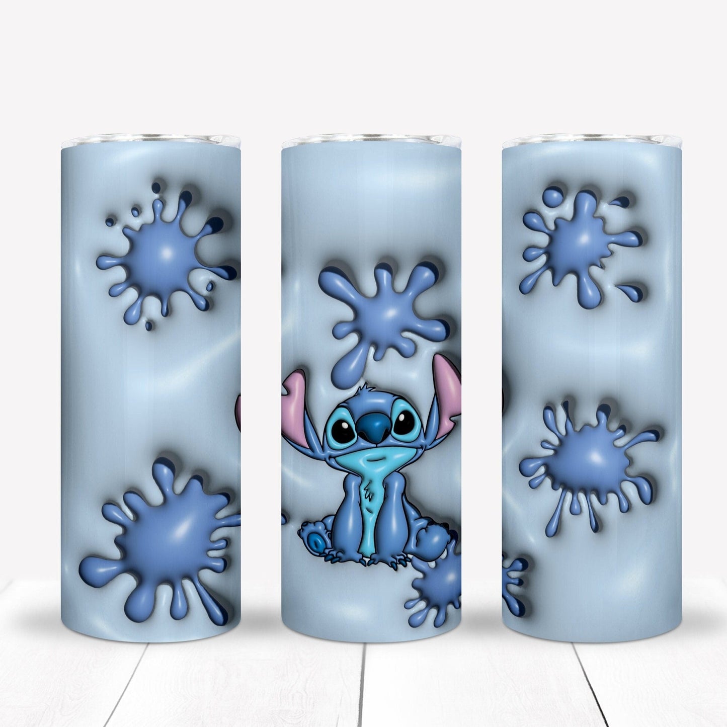 3D Inflate/Puff Cartoon 20oz Sublimation Tumbler Image