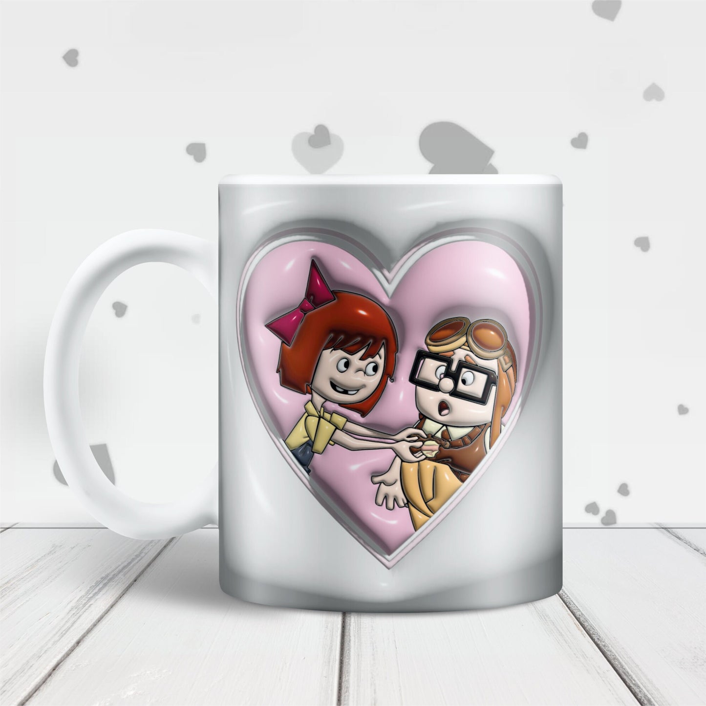 3D Puff Cartoon 11/15oz Sublimation Mug Image