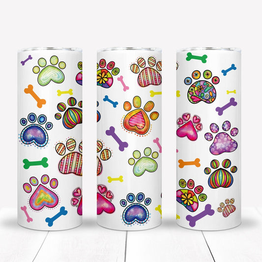 Paws 20oz Sublimation Tumbler Image