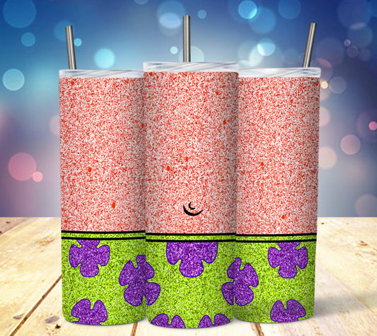 Glitter Cartoon 20oz Sublimation Tumbler Image