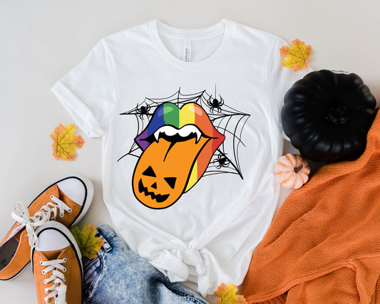 Ladies Halloween T-shirt Image DTF/Sublimation