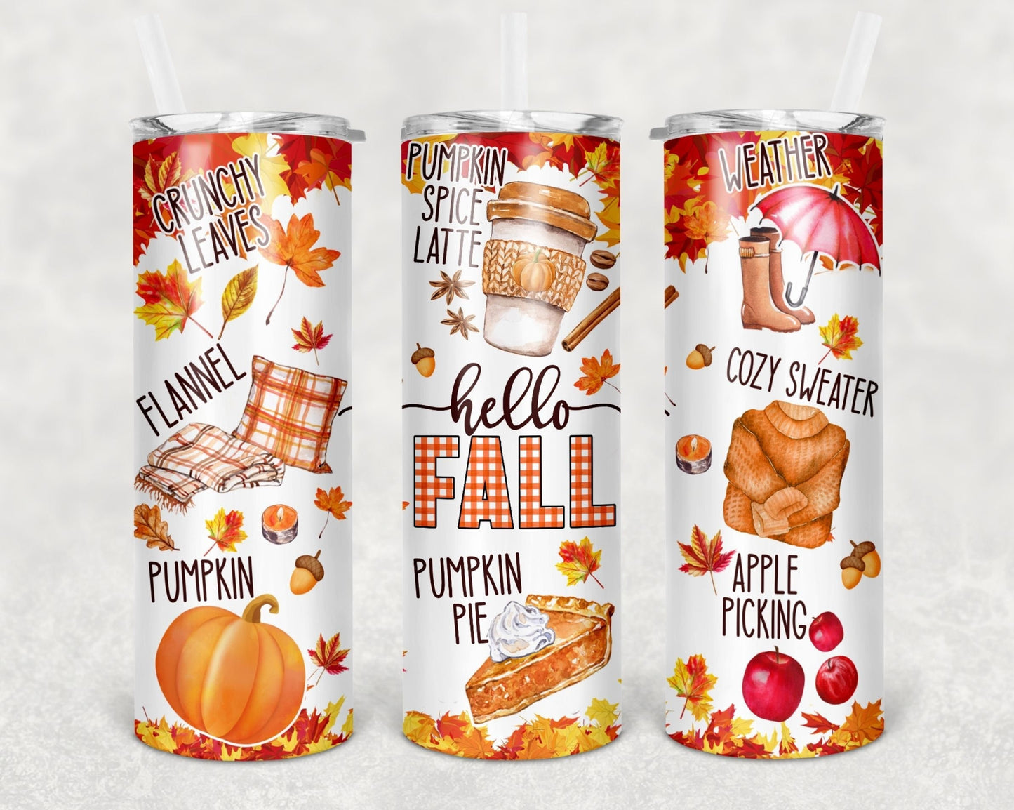 Fall Sublimation 20oz Tumbler Image