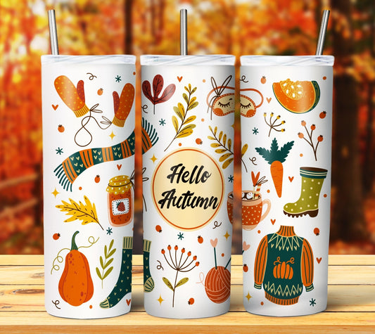 Autumn Sublimation 20oz Tumbler Image