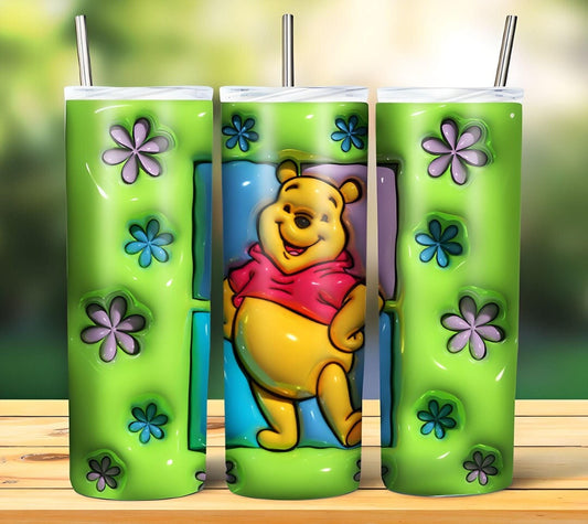 3D Inflate Sublimation 20oz Tumbler Image Puff