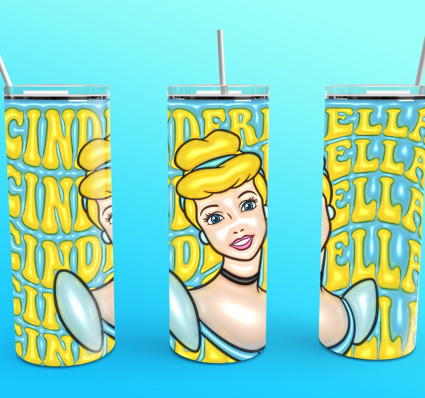 3D Inflate Sublimation 20oz Tumbler Image Puff