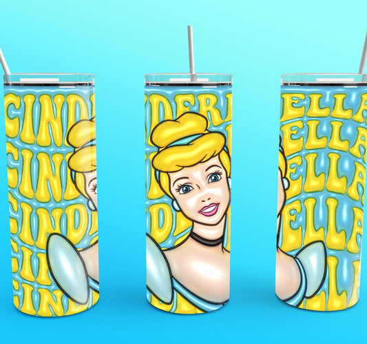 3D Inflate Sublimation 20oz Tumbler Image Puff