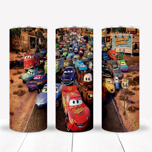 Cars 20oz Sublimation Tumbler Image