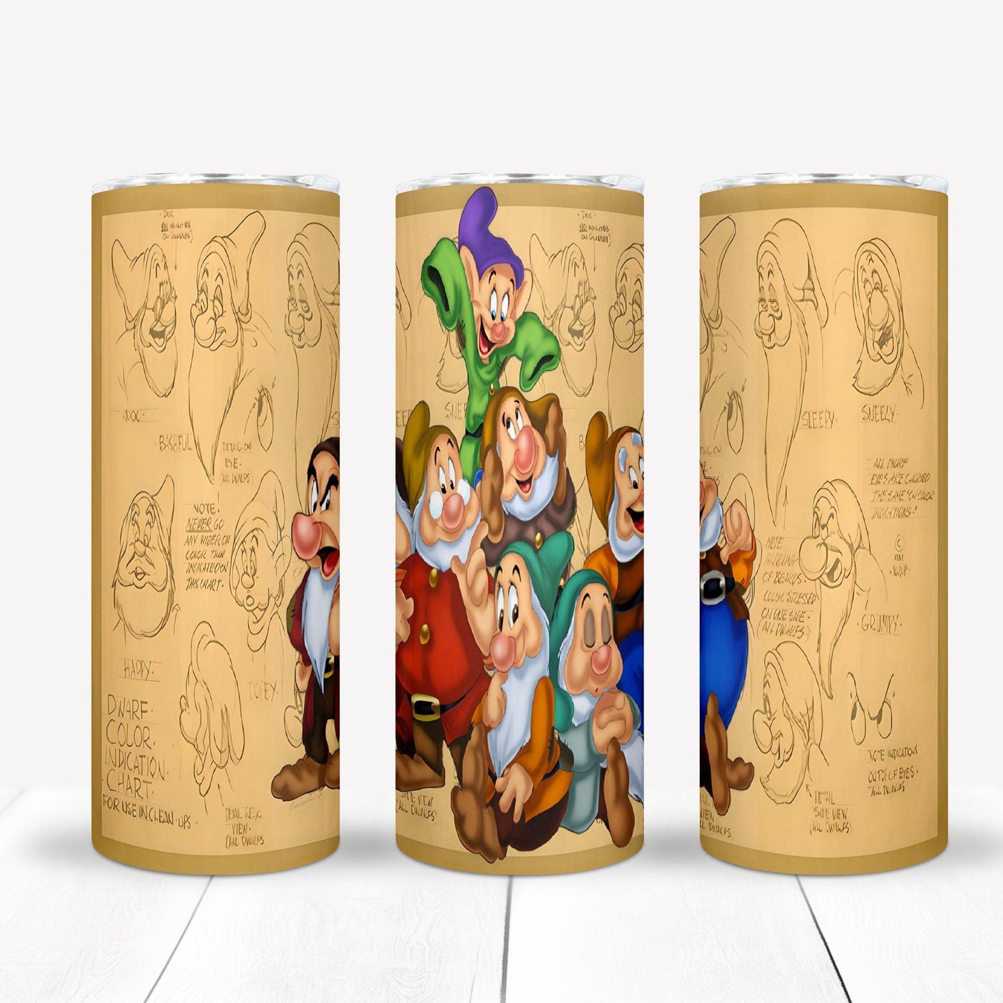 Snow White 20oz Sublimation Tumbler Image