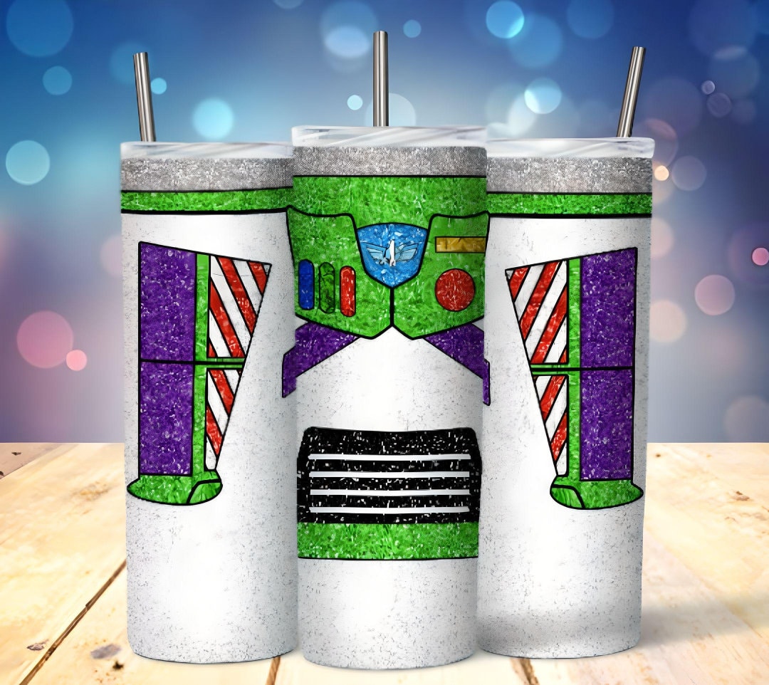 Glitter Cartoon Sublimation 20oz Tumbler Image