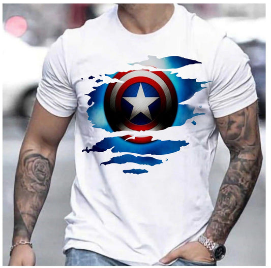 Superhero Rip T-shirt Image DTF/Sublimation