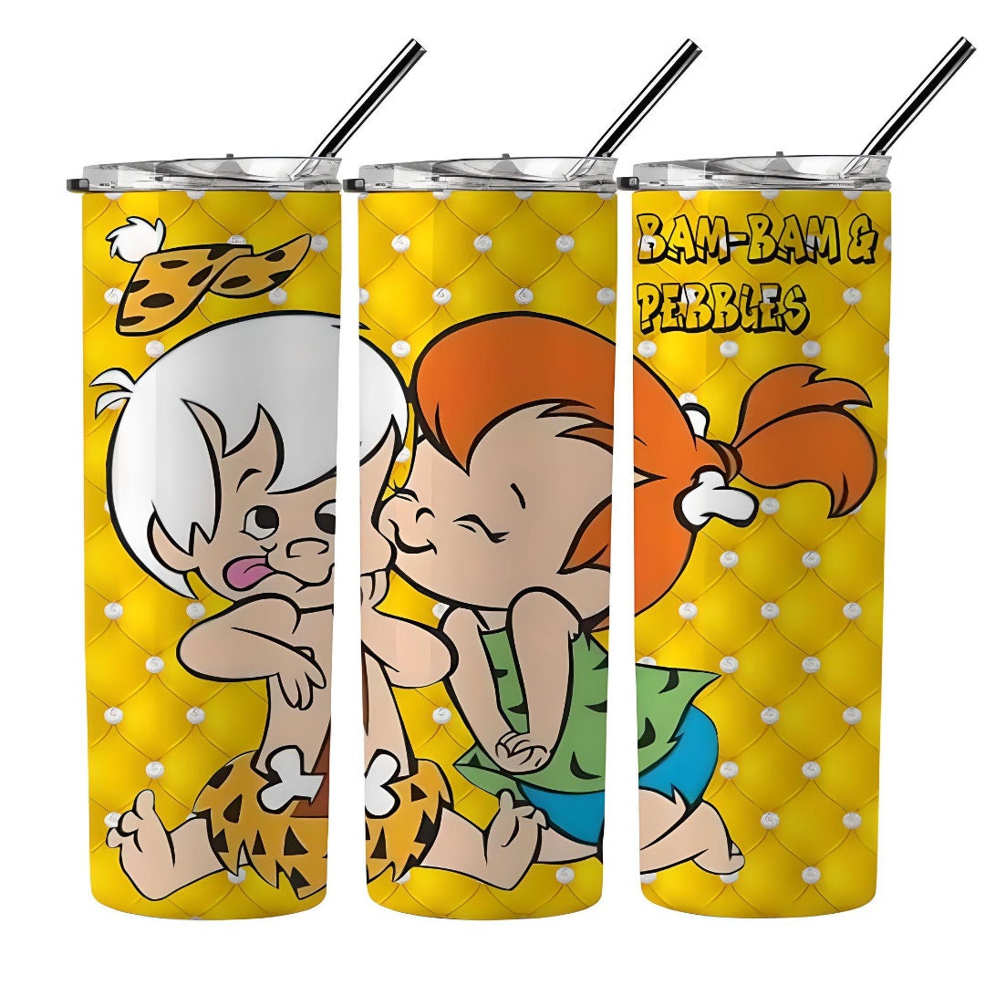 Cartoon Glitter 20oz Sublimation Tumbler Image