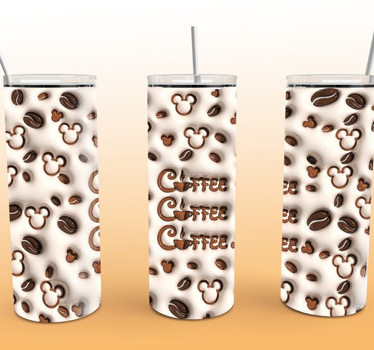 3D Inflate Sublimation 20oz Tumbler Image Puff