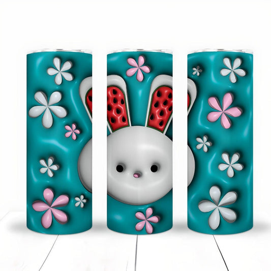 Inflate Bunny Sublimation 20oz Tumbler Image Puff