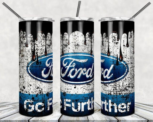 Car Sublimation 20oz Tumbler Image