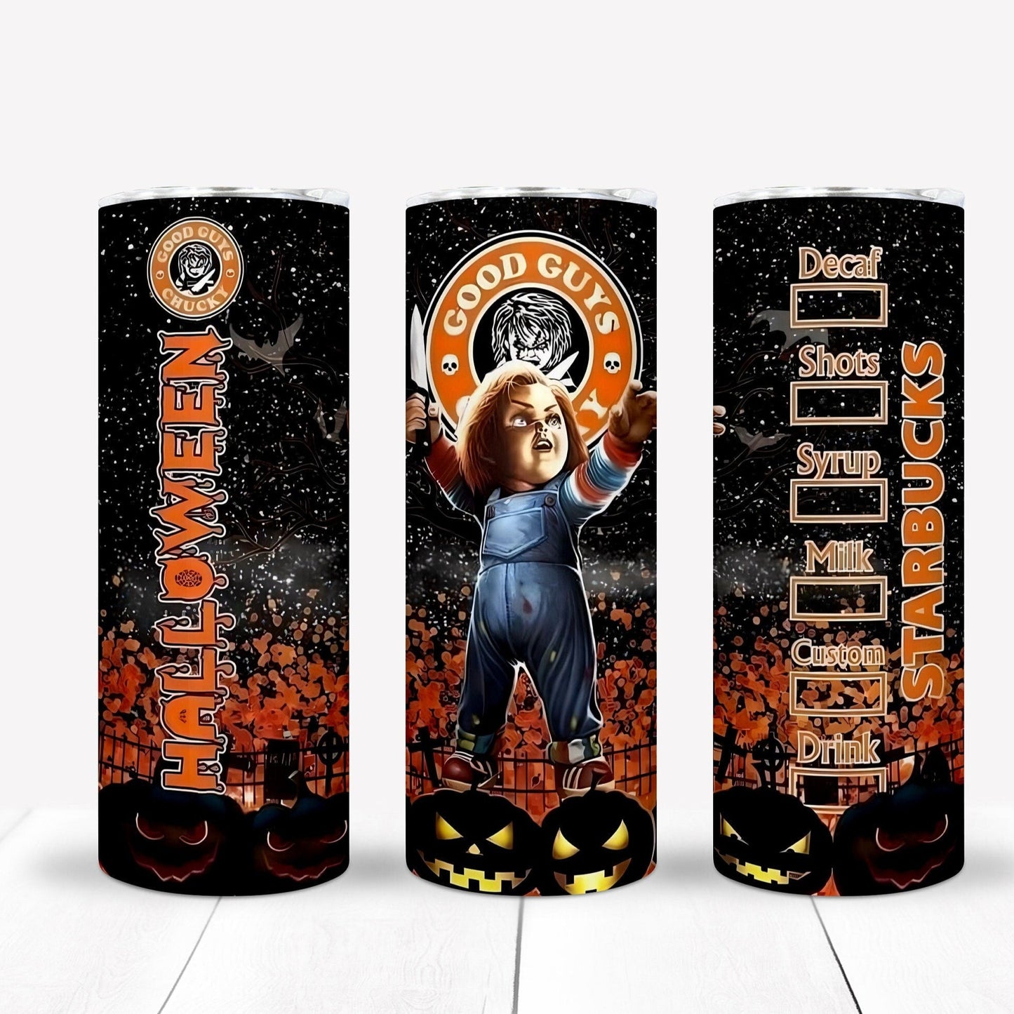 Halloween Sublimation 20oz Tumbler Image