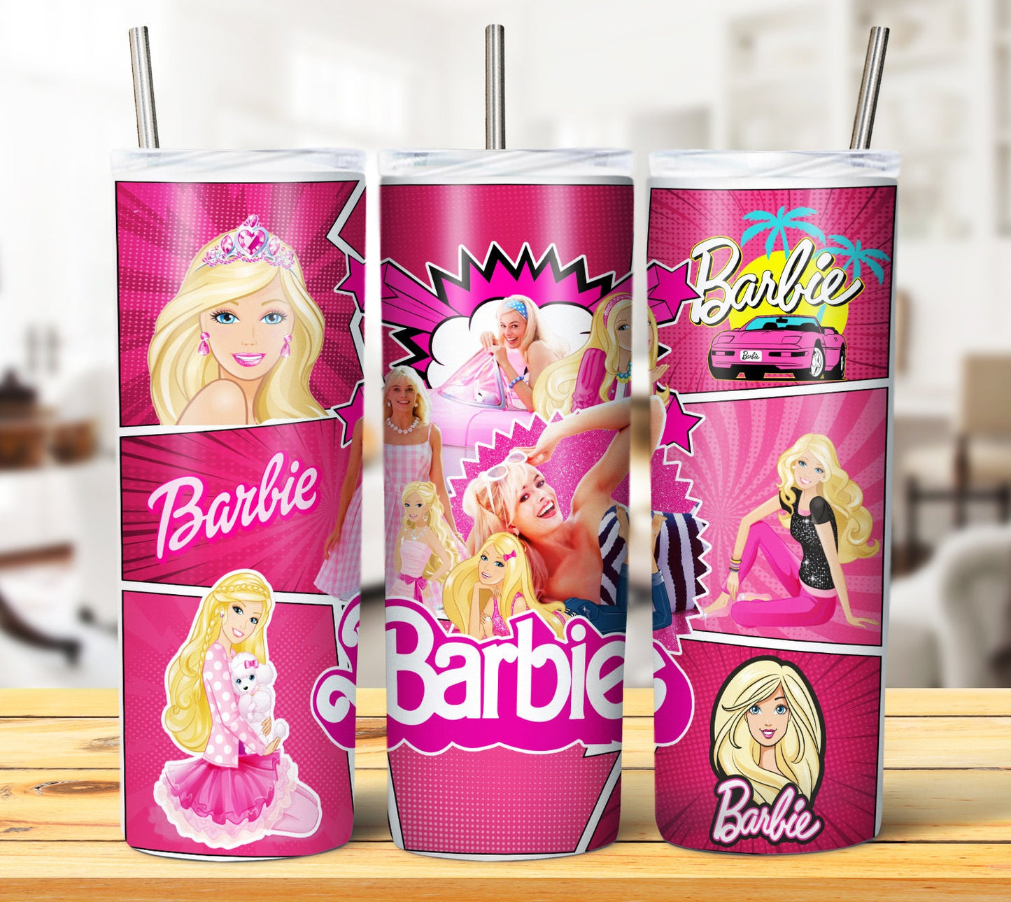 Barbie Sublimation 20oz Tumbler Image