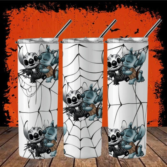 Cartoon Halloween 20oz Sublimation 20oz Tumbler Image Stitch