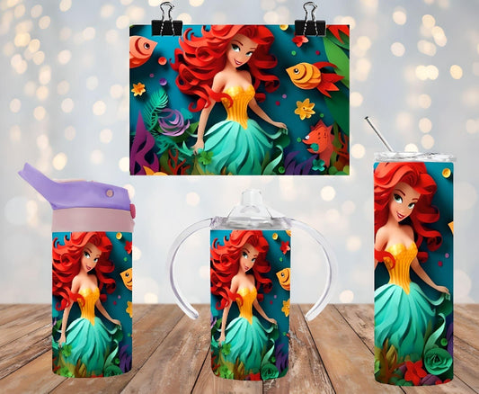 Cartoon Sublimation Tumbler Image