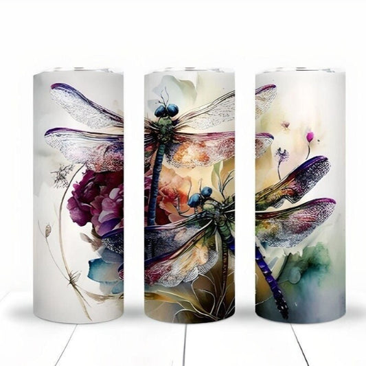 DragonFlies Sublimation 20oz Tumbler Image